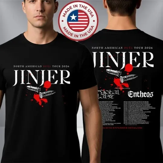 JINJER North American Duél Tour 2026 T-shirt