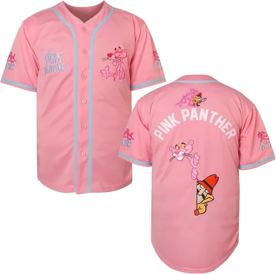 Pink Panther Cartoon 3D Baseball Jersey