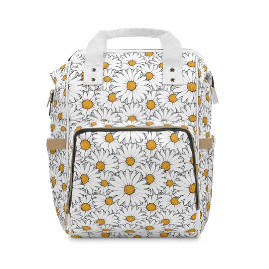 Discover Chic Floral Diaper Backpack, Perfect for Baby Showers