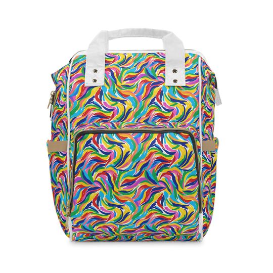 Discover Vibrant Diaper Backpack, Go to School Gift