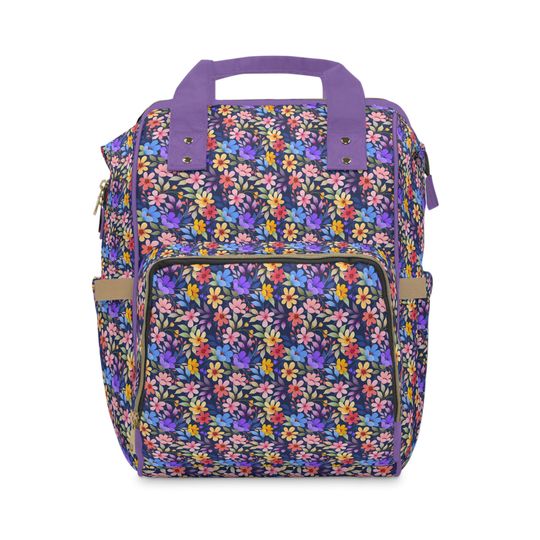 Discover Floral Diaper Backpack, Go to School Gift