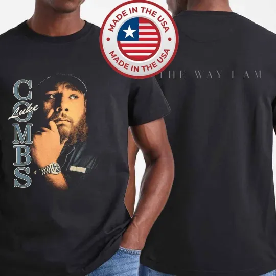 Discover Lukee Comb The Way I Am 2026 Tour Double Sided T-Shirt