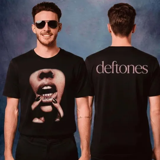 Deftone Merch EU UK Tour 2026 Silver Chains Unisex T-Shirt