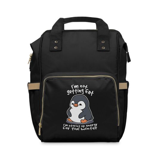 Discover Penguin Print Diaper Backpack, Go to School Gift