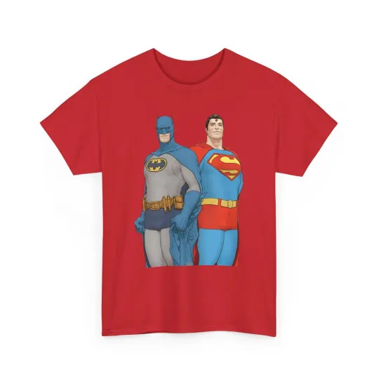 Discover Batman & Superman T-Shirt - Frank Quitely Art - World's Finest - DC Comics