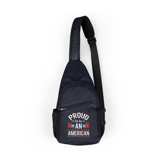 Discover Proud American Chest Bag, Crossbody Travel Bag