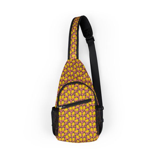 Discover Vibrant Chest Bag, Crossbody Travel Bag