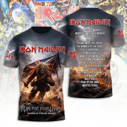 Discover i* Maiden 2026 World Tour 3D Apparel