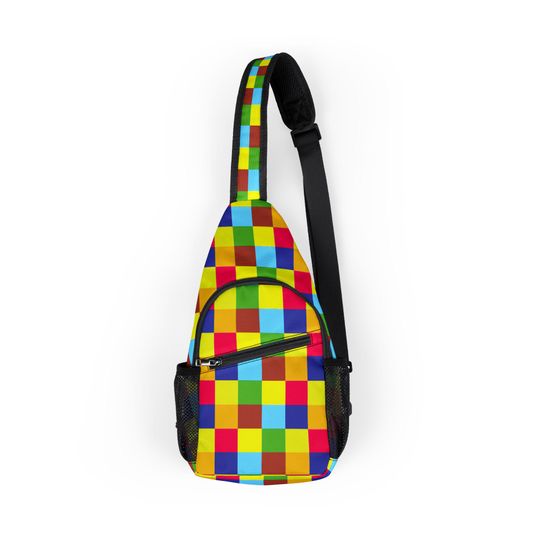 Discover Colorful Chest Bag, Crossbody Travel Bag