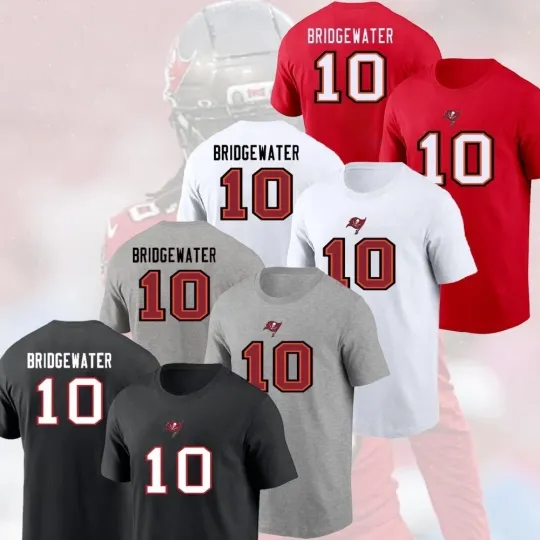 Teddy Bridgewater #10 Tampa Bay Buccaneers Name and Number