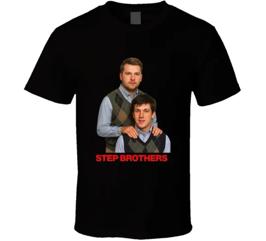 Discover Luka & Austin Reaves Step Brothers Parody Portrait T-Shirt