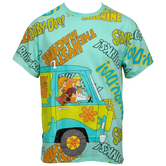 Scooby Doo Mystery Machine All-Over Print T-Shirt