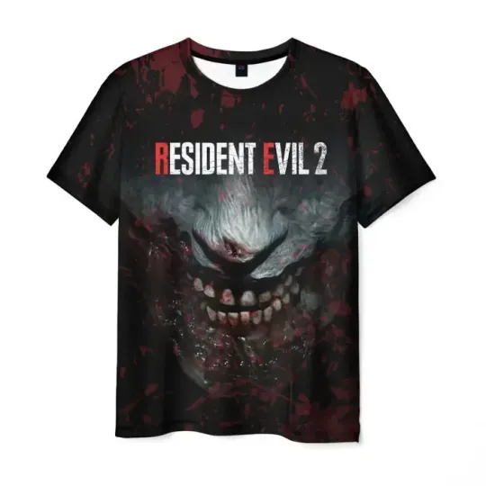 Discover Popular Horror Game Resident Evil AOP 3D Men's T-shirt For Fan SE1571
