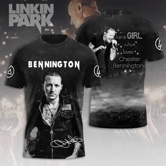 Linkin Park x Chester Bennington 3D Apparel Shirt
