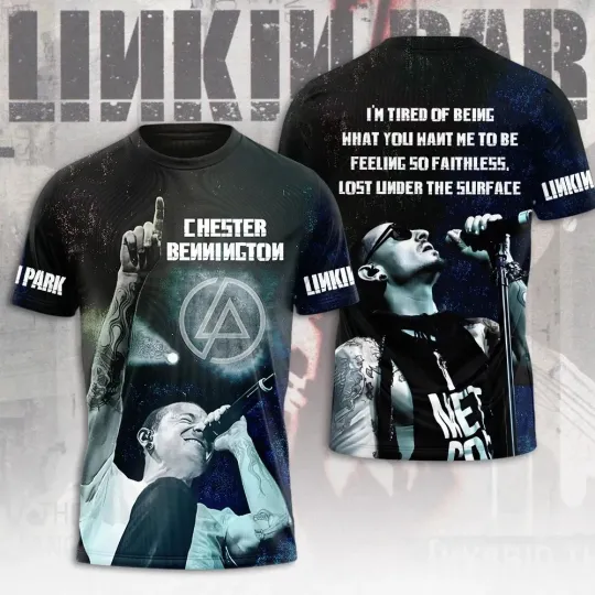 Linkin Park x Chester Bennington 3D Apparel Shirt