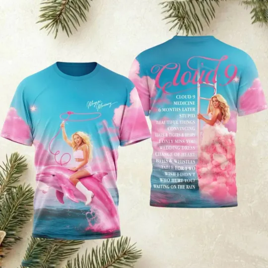 Discover Hot!! Megan Moroney Cloud 9 Tour Premium 3D T-shirt S-5XL PM603
