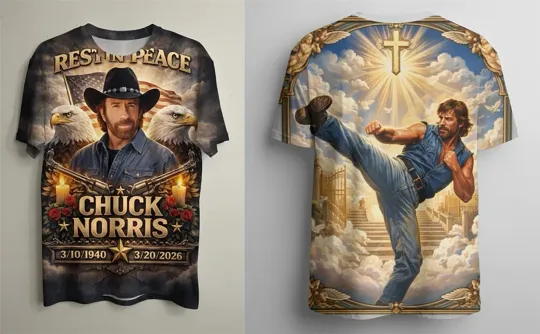 Discover Hot Rest In Power Legend  3d  Chuck Norris Cotton Unisex S-5XL Shirt LW1148