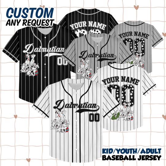 Discover Disney 101 Dalmatians Jersey, 101 Dalmatian Family Shirt, Disney Dogs Shirt, One Hundred and One Dalmatians Costumes, Disney Cruella Shirt