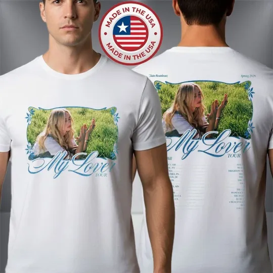 Discover Claire Rosinkranz Spring 2026 My Lover Tour Schedule Venue Dates Unisex T-Shirt