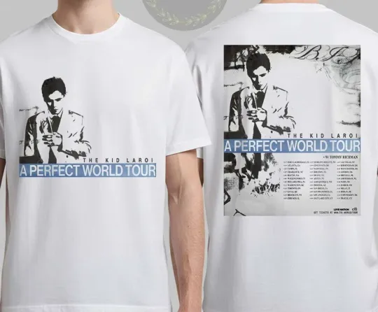 Discover The Kid Laroi A Perfect World Tour 2026 Schedule Dates Two Sided T-Shirt E122