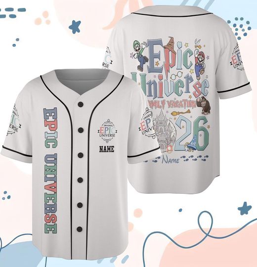 Retro Universal Studios Baseball Jersey, Universal Studios Trip Shirt, Universal Orlando Shirt, In My Universal Studios Era