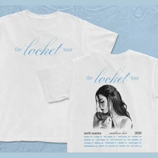 Discover Hot!! Madison Beer Locket Album Tour Merch 2026 T-shirt All Size