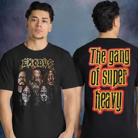 Discover Exodus Hate Machine European Tour 2026 Photo Band Unisex T-shirt