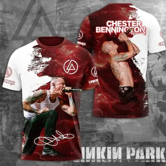 Linkin Park x Chester Bennington 3D Apparel Shirt