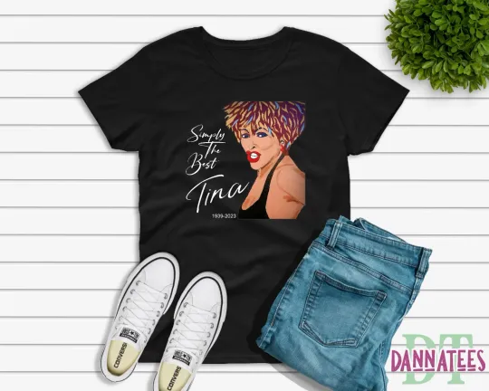 R.I.P. Tina Turner Tribute Unisex and Lady Fit T-Shirt