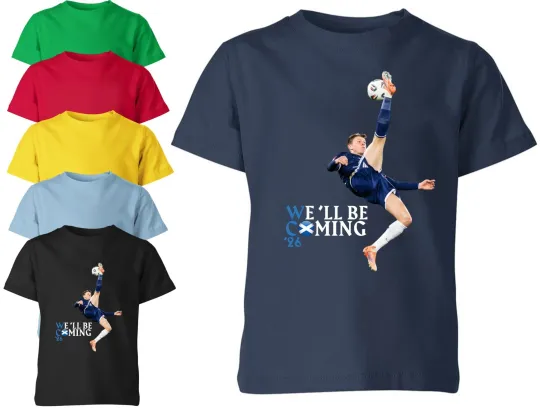 Discover Overhead Kick B Kids Unisex T-Shirt World Cup 2026 Soccer Top