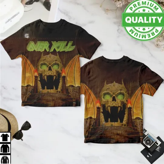 Discover Overkill The Years Of Decay Album 3D AOP Shirt Unisex S-6XL 2L0216
