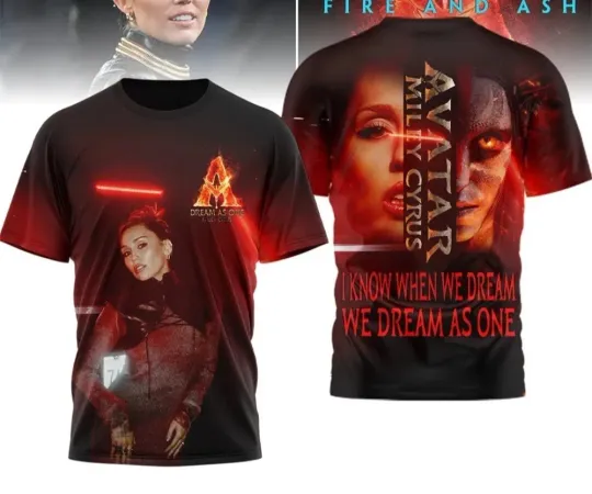 Discover Avatar Fire And Ash Movie Inspired Graphic 3D T-Shirt M904