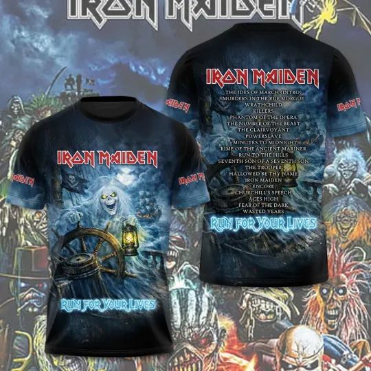 Discover Maiden 2026 World Tour 3D Apparel