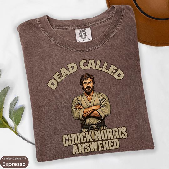Chuck Norris Tshirt,Chuck Norris Legend Shirt,Dead Called Tshirt,Chuck Norris Meme Shirt