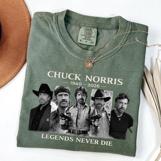 RIP Chuck Norris Shirt, Walker Texas Ranger Tee, Vintage Chuck Norris, Western Series Cowboy
