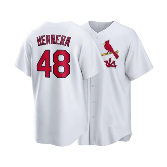 Ivn Herrera St. Louis Baseball Jersey,White Home Shirt Man/Youth size,Custom Jersey