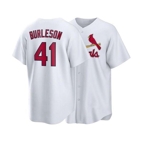 Discover Alec Burleson St. Louis Baseball Jersey,White Home Shirt Man/Youth size,Custom Jersey
