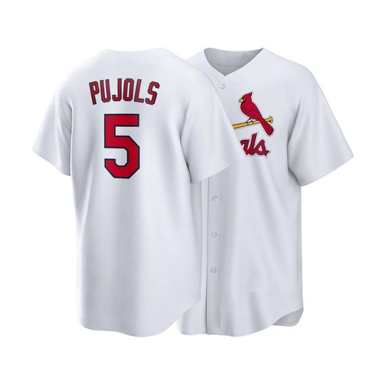 Albert Pujols St. Louis Baseball Jersey,White Home Shirt Man/Youth size,Custom Jersey