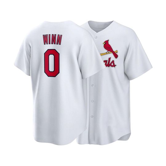 Masyn Winn St. Louis Baseball Jersey,White Home Shirt Man/Youth size,Custom Jersey