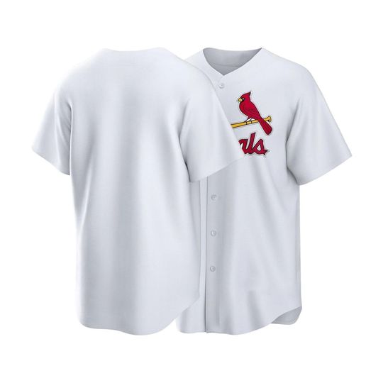 St. Louis Baseball Jersey,White Home Shirt Man/Youth size,Custom Jersey