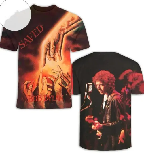 Bob Dylan Saved Album Cover 3D T-Shirt AOP BT2092