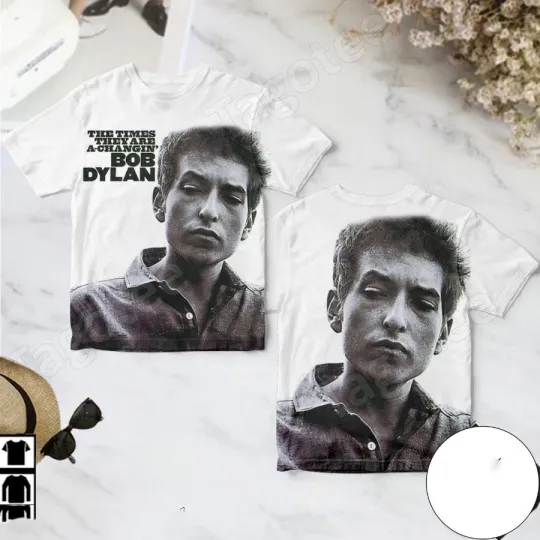 Bob Dylan The Times They Are A-changing Album Cover 3D Shirt BT2093