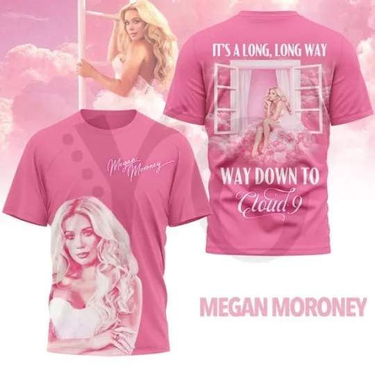 Discover Megan Moroney Cloud 9 Special Edition 3D T-Shirt All Sizes M861