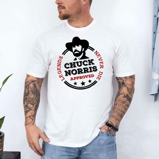 Chuck Norris Never Die Shirt, Memorial Shirt, RIP Chuck Norris 19402026, Legends Never Die