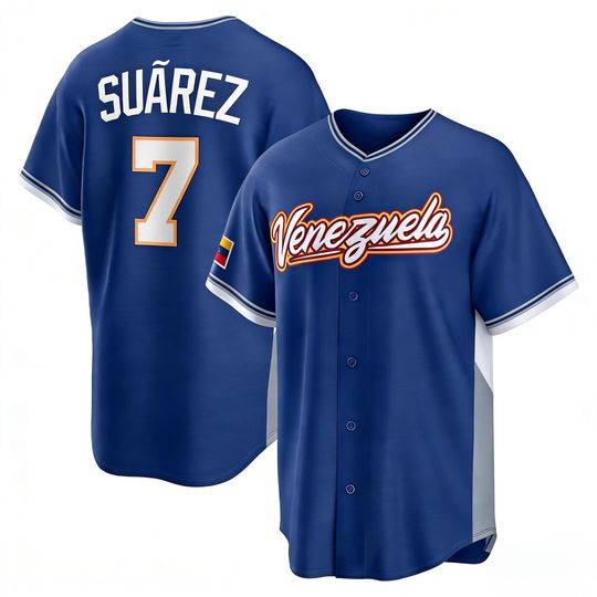 Discover Eugenio Surez Jersey Venezuela Royal Fans Baseball Shirt Men/Youth Size