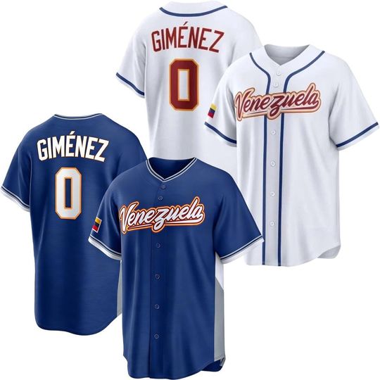 Discover Andrs Gimnez Jersey Venezuela Stitched Fans Baseball Shirt Men/Youth Size