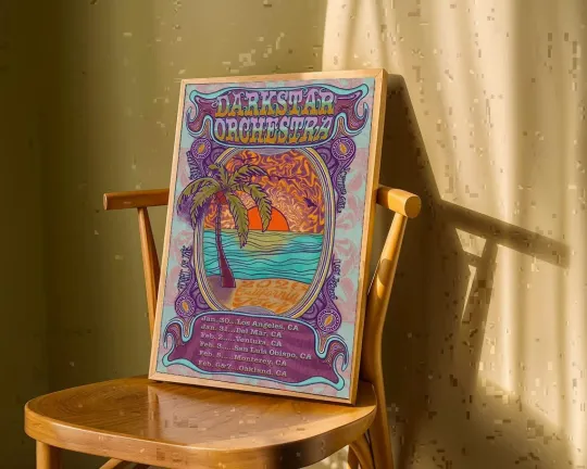Discover Dark Star Orchestra California 2026 Tour Vertical Poster