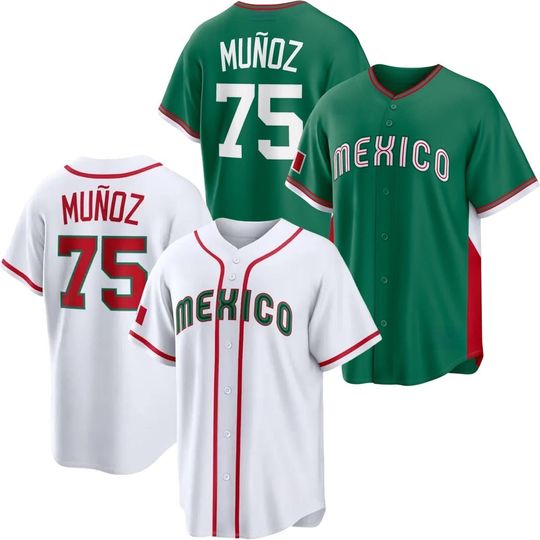 Discover Andrs Muoz Jersey Mexico Green/White Fans Shirt Men/Youth Size