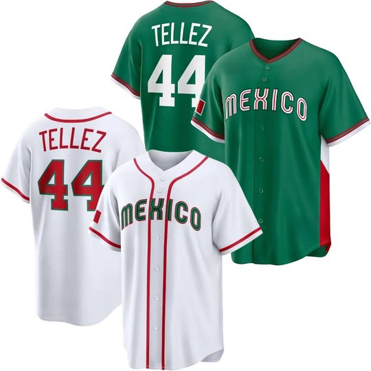 Discover Rowdy Tellez Jersey Mexico Green/White Fans Shirt Men/Youth Size