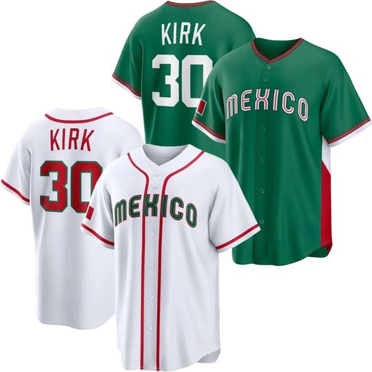 Discover Alejandro Kirk Jersey Mexico Green/White Fans Shirt Men/Youth Size